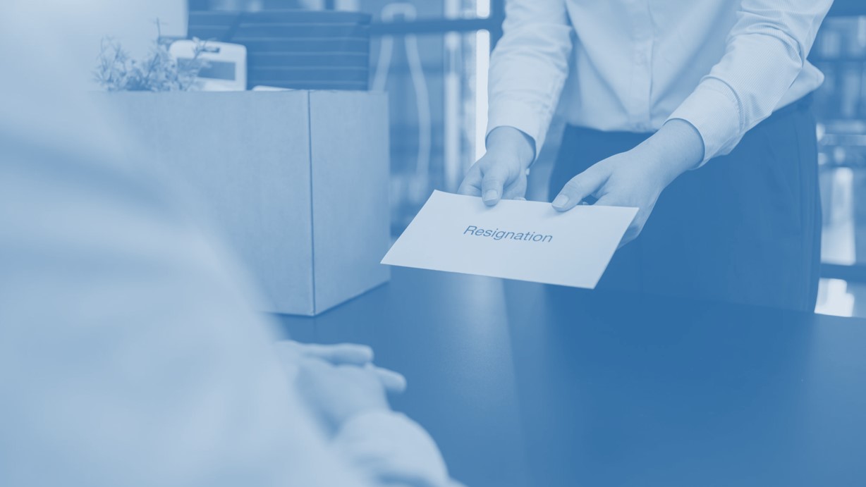 Resignation: Recent Changes